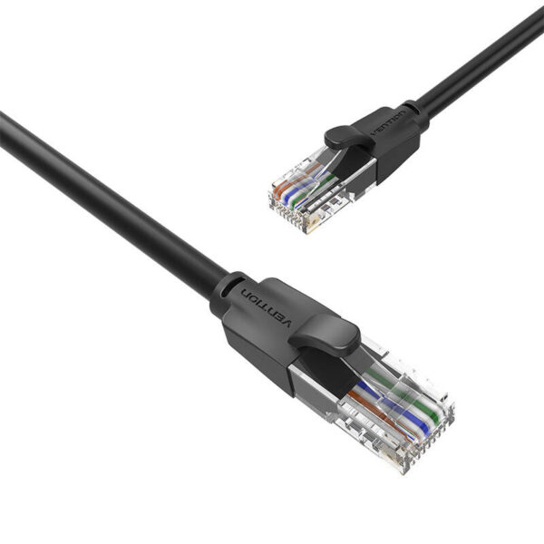 Kabel sieciowy UTP CAT6 Vention IBEBH RJ45 Ethernet 1000Mbps 2m czarny - Image 4