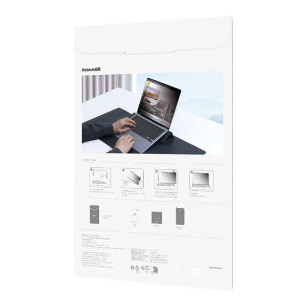 Baseus Magic Drawing magnetic protective privacy overlay for MacBook Air 13.6" (2022/2024) + cleaning kit (transparent) - Image 3