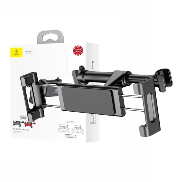 Baseus tablet holder for car headrest (black) - Image 9