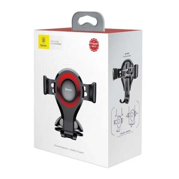 Baseus Osculum gravitational phone holder (red) - Image 6