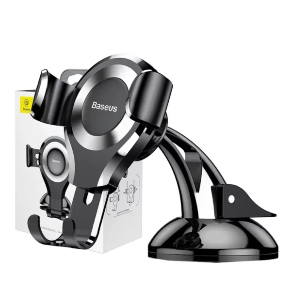Baseus Osculum gravitational phone holder (black + silver) - Image 6
