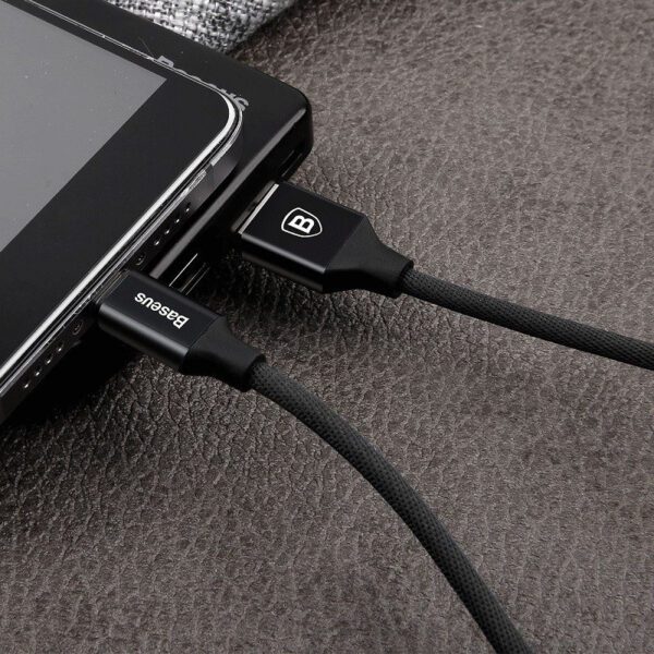Baseus Yiven Micro USB cable 150cm 2A - Black - Image 8