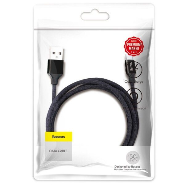 Baseus Yiven Micro USB cable 150cm 2A - Black - Image 9