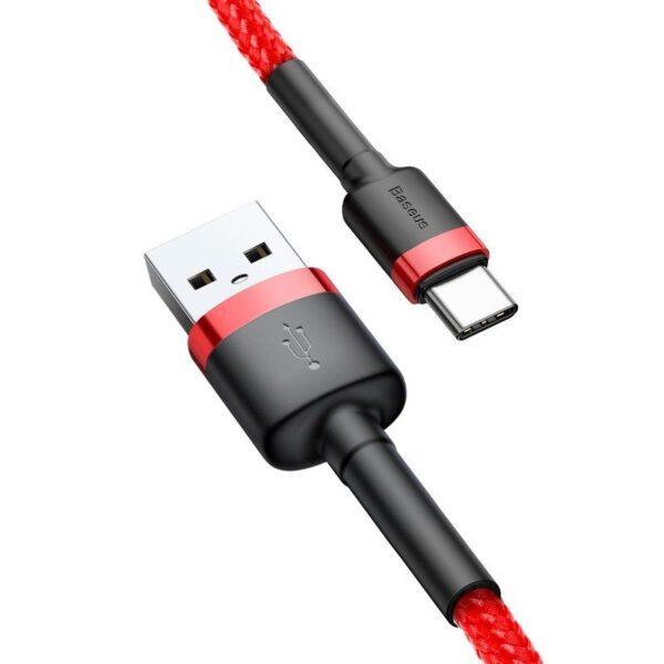Baseus Cafule cable USB-C 3A 1m (Red) - Image 4