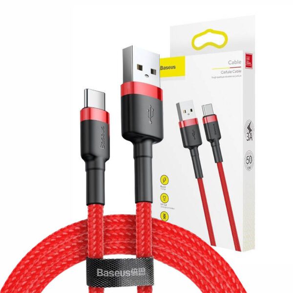 Baseus Cafule cable USB-C 2A 2m (Red) - Image 7