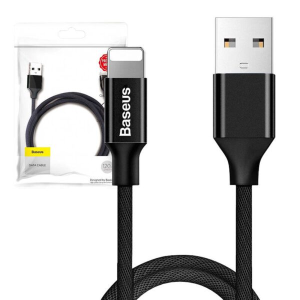 Baseus Yiven Lightning Cable 120cm 2A - Black - Image 8