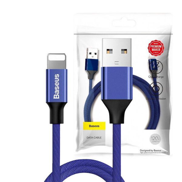 Baseus Yiven Lightning Cable 120cm 2A (Blue) - Image 8