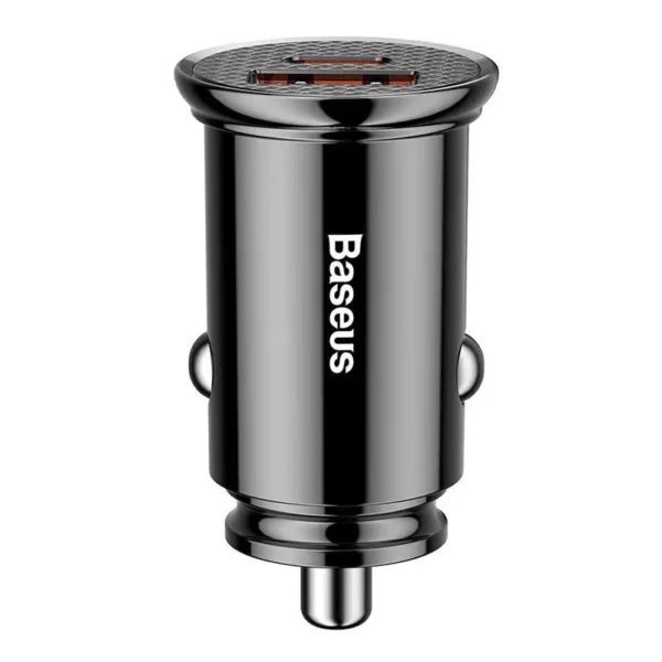 Car Charger Baseus Circular PD QC4.0+ 5A 30W (czarna) - Image 2