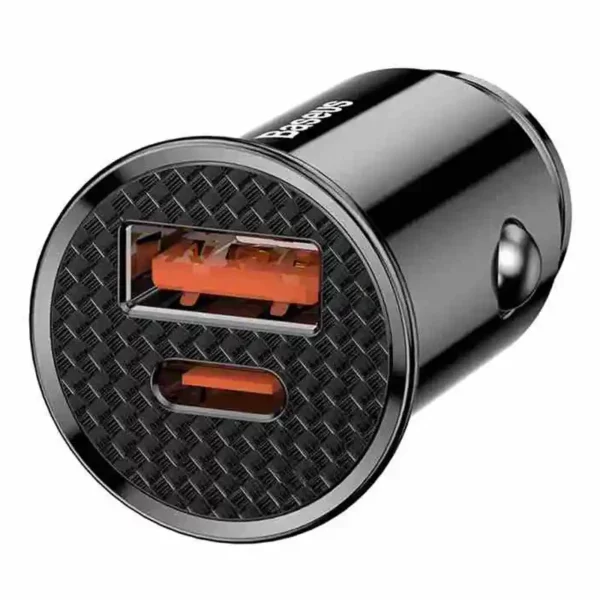 Car Charger Baseus Circular PD QC4.0+ 5A 30W (czarna) - Image 5