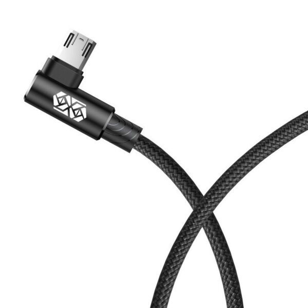 Baseus MVP Elbow Cable USB to micro USB 2A 1m - Black - Image 2
