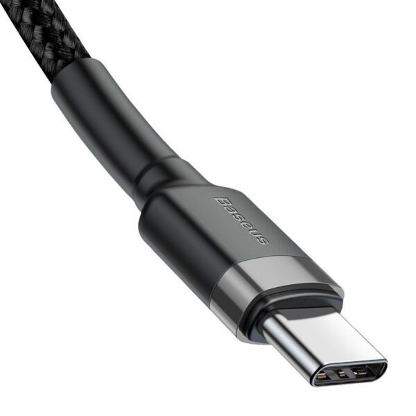 Baseus Cafule Cable USB-C PD 2.0 QC 3.0 60W 1m (Black+Gray) - Image 3