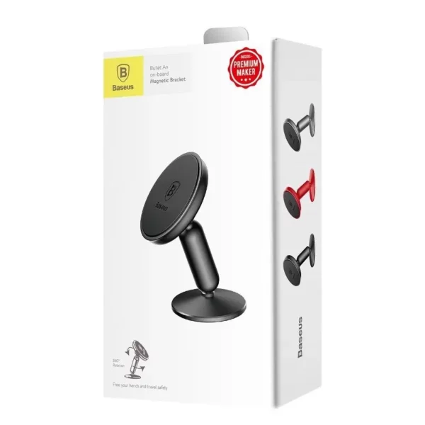 Baseus Bullet Magnetic Car Mount (Black) - Image 8