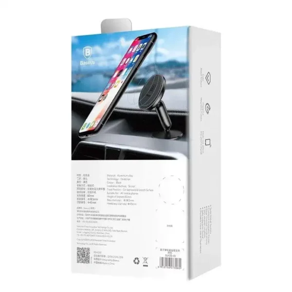 Baseus Bullet Magnetic Car Mount (Black) - Image 9