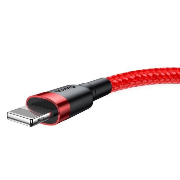 Baseus Cafule USB Lightning Cable 2,4A 0,5m (Red) - Image 2