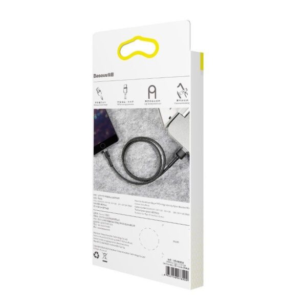Baseus Cafule USB Lightning Cable 1,5A 2m (Gray+Black) - Image 10