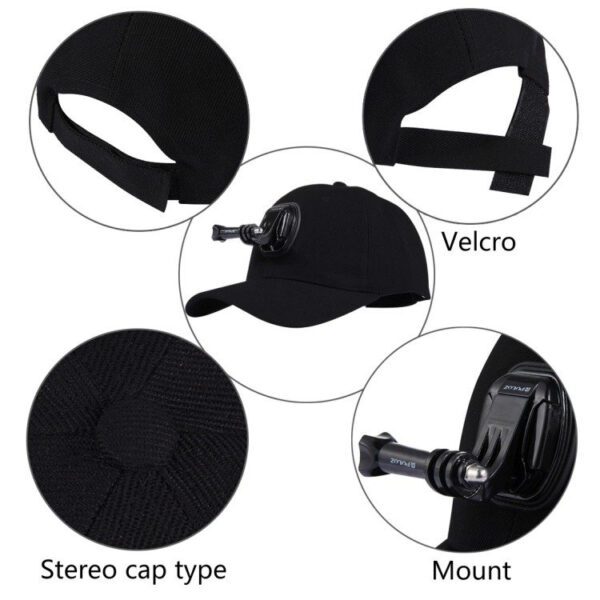 Puluz cap with sports camera mount (DJI, GoPro, Insta360) - Image 8