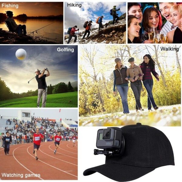 Puluz cap with sports camera mount (DJI, GoPro, Insta360) - Image 9