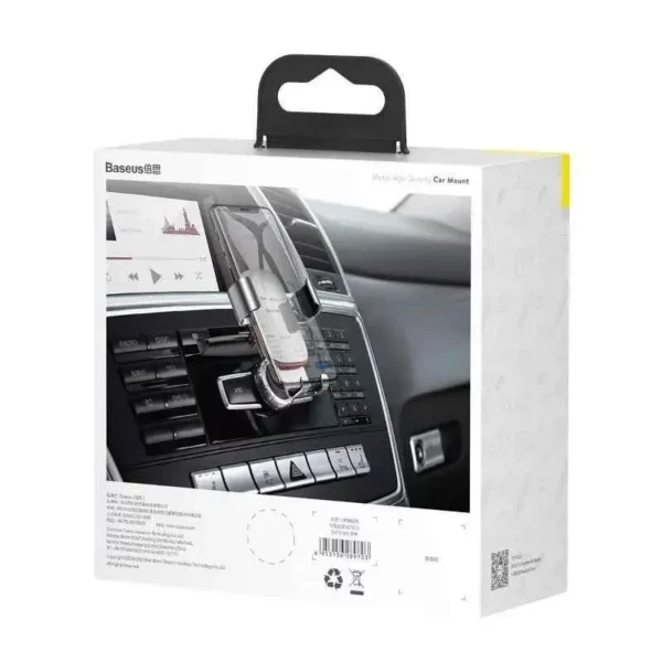 Baseus Metal Age Gravitational Holder for CD slot (Black) - Image 8