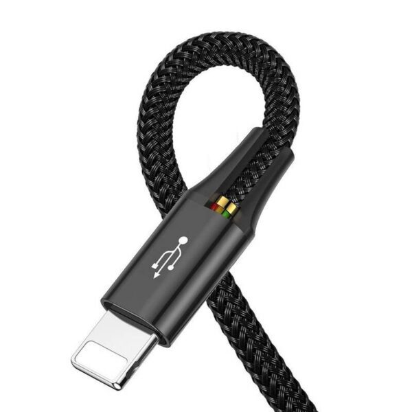 Baseus Fast USB Cable 4in1 2xUSB-C / Lightning / Micro 3,5A 1,2m - Black - Image 5