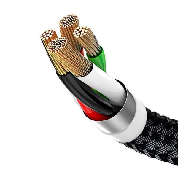 Baseus Rapid USB Cable 3in1 Type C / Lightning / Micro 3A 1,2M - Black - Image 9