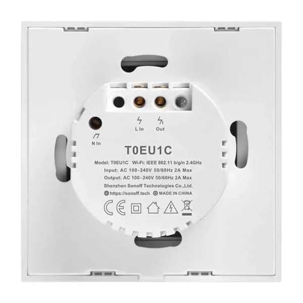 Smart Switch WiFi Sonoff T0 EU TX (1-channel) - Image 3