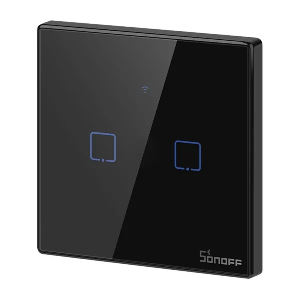 Touch light switch WiFi + RF 433 Sonoff T3 EU TX (2-channel) - Image 2
