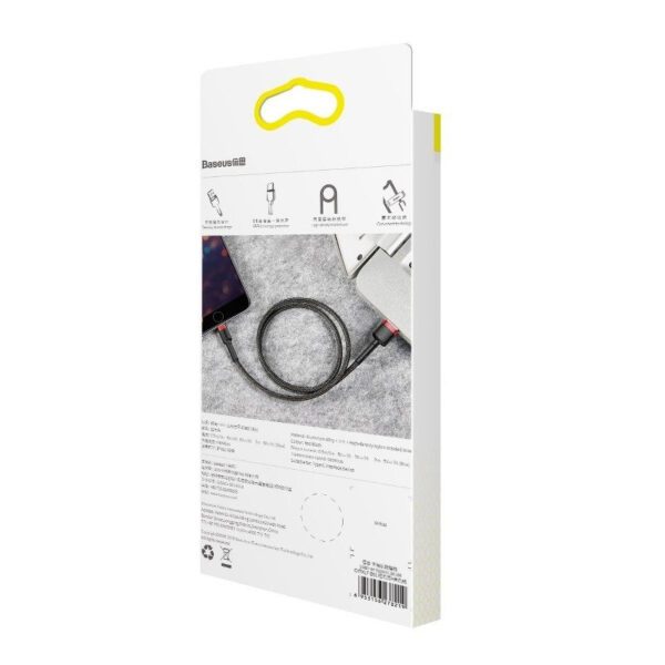 Baseus Cafule USB Lightning Cable 2,4A 0,5m (Red+Black) - Image 10
