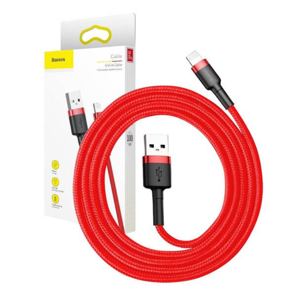Baseus Cafule Cable USB Lightning 2A 3m (Red) - Image 11