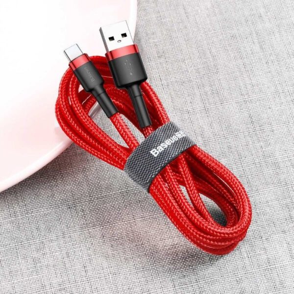 Baseus Cafule USB-C Cable 2A 3m (Red) - Image 8