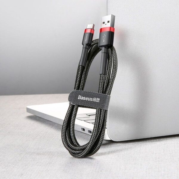 Baseus Cafule USB-C cable 2A 3m (Black+Red) - Image 7