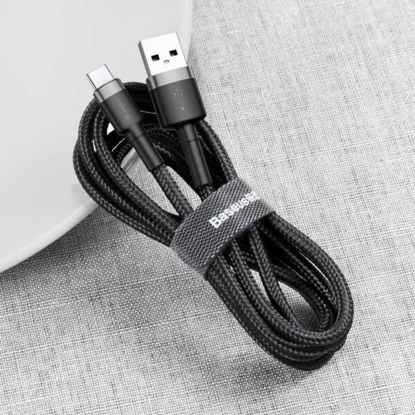 Baseus Cafule USB-C cable 2A 3m (Black+Gray) - Image 7