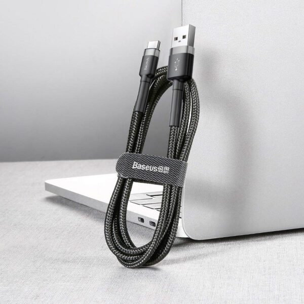 Baseus Cafule USB-C cable 2A 3m (Black+Gray) - Image 8