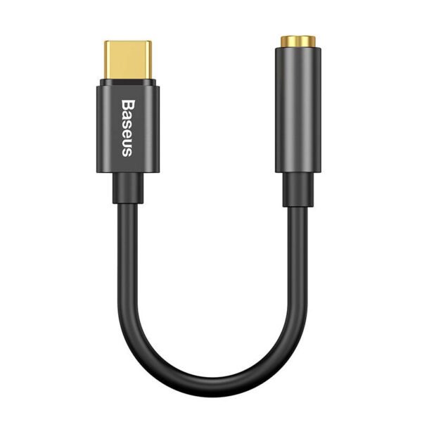 Baseus L54 Audio Adapter USB-C + mini jack 3,5mm (Black) - Image 2