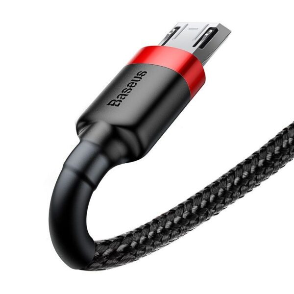 Baseus Cafule Micro USB Cable 2A 3m (Black+Red) - Image 7