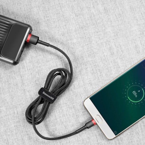 Baseus Cafule Micro USB Cable 2A 3m (Black+Red) - Image 8