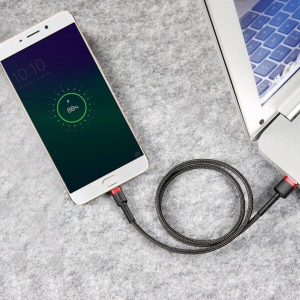 Baseus Cafule Micro USB Cable 2A 3m (Black+Red) - Image 9