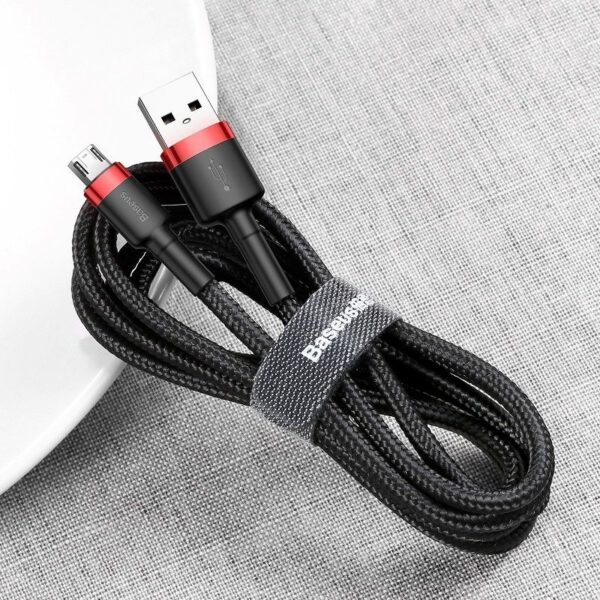 Baseus Cafule Micro USB Cable 2A 3m (Black+Red) - Image 10