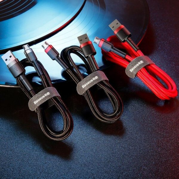 Baseus Cafule Cable USB For Micro 2A 3m Gray+Black - Image 13