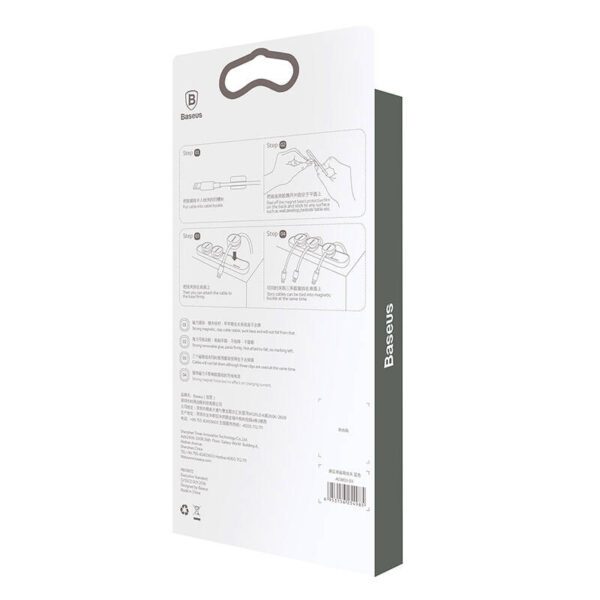 Baseus Peas Magnetic Cable Clip Black - Image 8