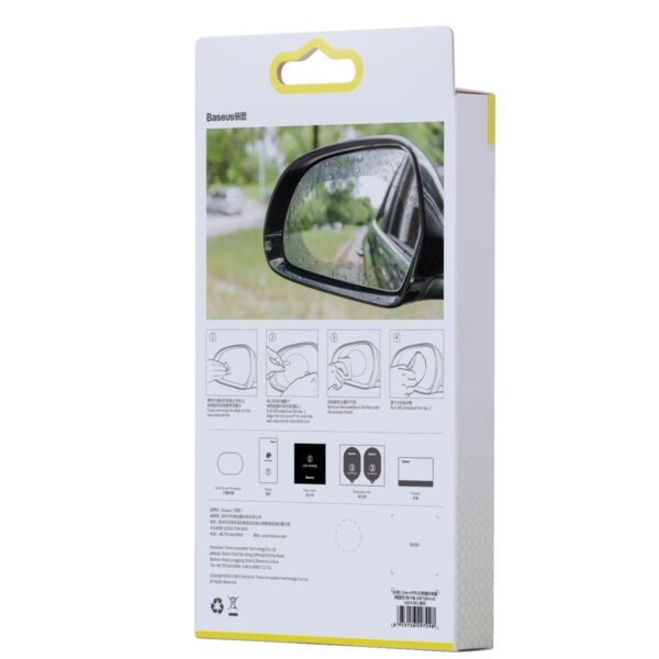 Rainproof film for car mirror Baseus 2 pcs. - Image 7