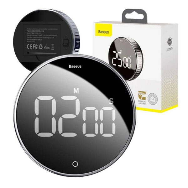 Baseus heyo rotation countdown timer Black - Image 9