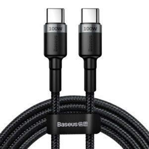 Baseus Cafule PD2.0 100W flash charging USB For Type-C cable (20V 5A)2m Gray+Black