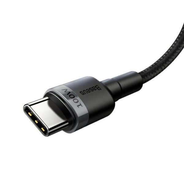 Baseus Cafule PD2.0 100W flash charging USB For Type-C cable (20V 5A)2m Gray+Black - Image 4