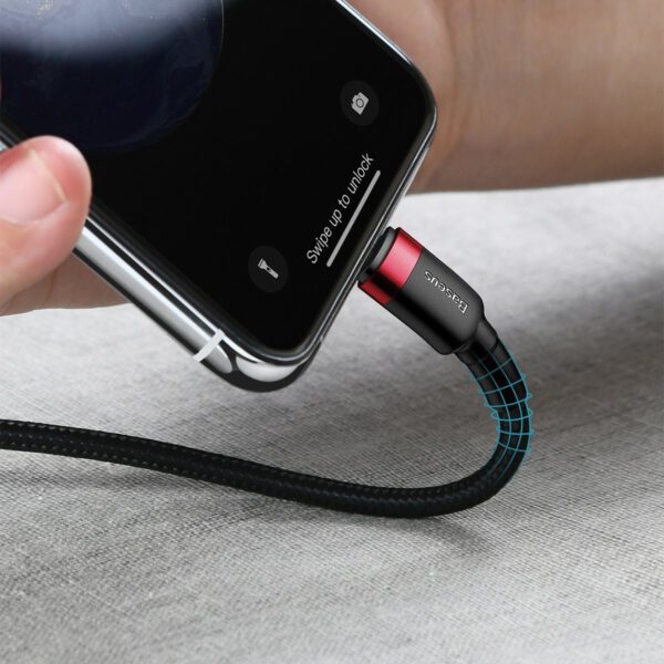 Baseus Cafule Cable Type-C to iP PD 18W 1m Red+Black - Image 10