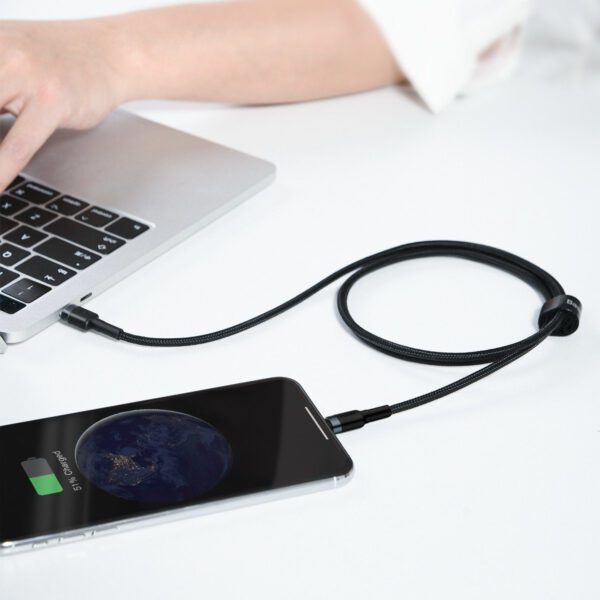 Baseus Cafule Cable Type-C to iP PD 18W 1m Gray+Black - Image 9