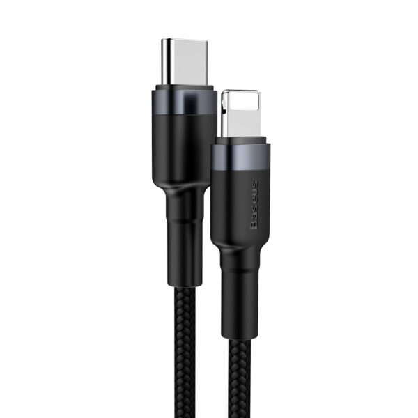Baseus Cafule Cable Type-C to iP PD 18W 1m Gray+Black - Image 3