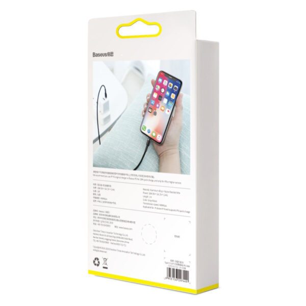 Baseus Cafule Cable Type-C to iP PD 18W 1m Gray+Black - Image 11
