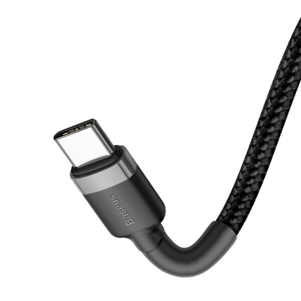 Baseus Cafule PD2.0 60W flash charging USB For Type-C cable (20V 3A) 2m Gray+Black - Image 5