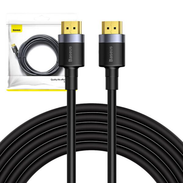 Baseus Cafule 4KHDMI Male To 4KHDMI Male Adapter Cable 5m Black - Image 8