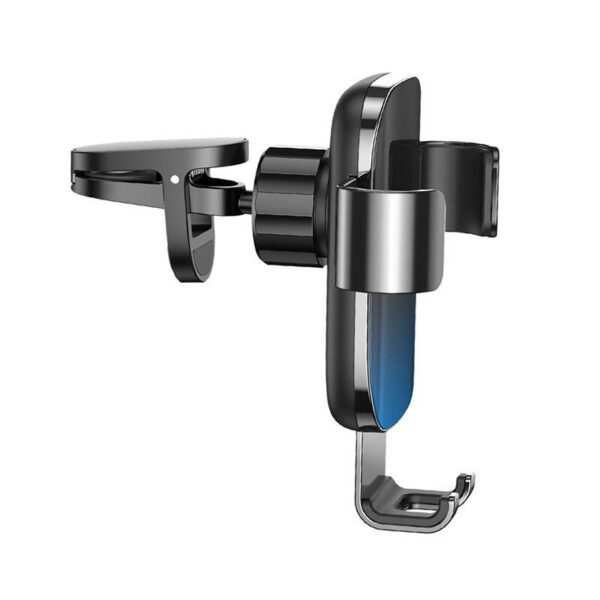 Baseus Glaze gravitational car holder for ventilation grid, aluminum (black) - Image 4